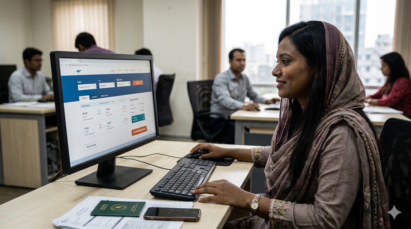 Atanaaz Aviation Ticketing Section